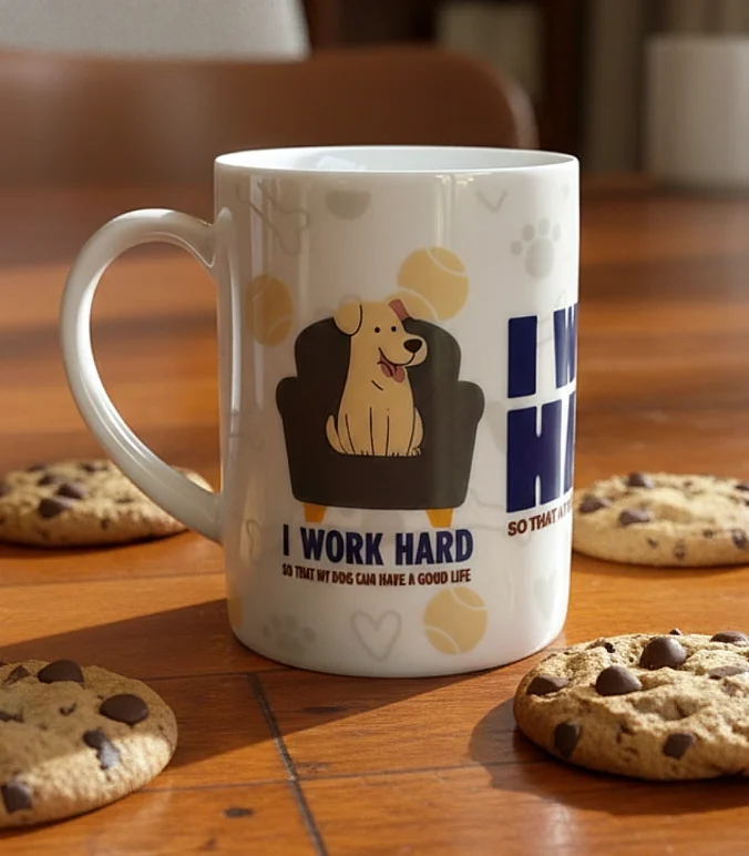 AWPA Coffee Mug - I work HARD so my dog can have a good life